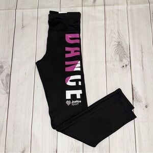 Glitter Dance Leggings - Girls Size Medium
